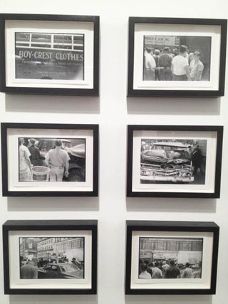 Twenty-two 35mm b/w negatives on six strips featuring photographs by William Burroughs taken nearby his apartment at 210 Centre Street, New York, c. summer 1965.