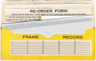 Twenty-two 35mm b/w negatives on six strips featuring photographs by William Burroughs taken nearby his apartment at 210 Centre Street, New York, c. summer 1965.