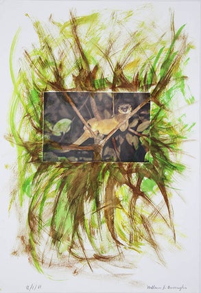 Item #40984 Untitled. Mixed media painting. William S. BURROUGHS