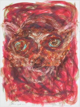 Item #40988 Blue Eyed Lemur. William S. BURROUGHS