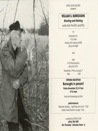 William S. Burroughs: Shooting and Painting.