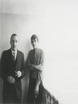 Twelve b/w negatives on two strips, together with recently made contact print sheets, featuring snapshots of William Burroughs in Tangier, c. 1963/64, some of them also including Brion Gysin and Targuisti.