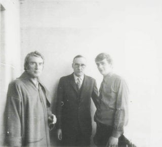 Twelve b/w negatives on two strips, together with recently made contact print sheets, featuring snapshots of William Burroughs in Tangier, c. 1963/64, some of them also including Brion Gysin and Targuisti.