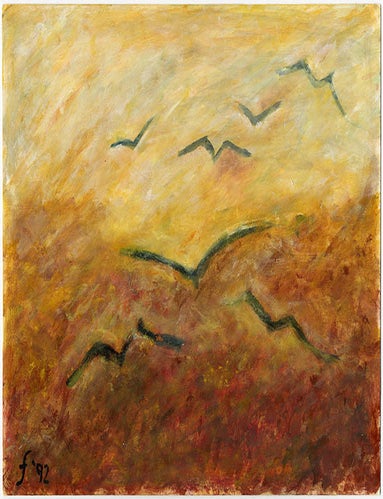 Untitled (a sketch for &ldquo;After Van Gogh&rdquo;. Lawrence FERLINGHETTI.