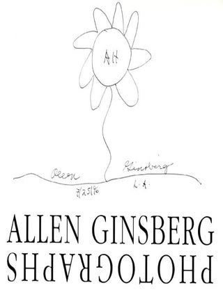 Allen Ginsberg: Photographs.