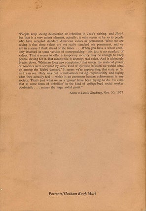 SCENES ALONG THE ROAD: PHOTOGRAPHS OF THE DESOLATION ANGELS 1944-1960.