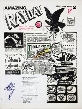 Amazing Rayday Secret Comic #1-4 (Brighton, Sussex: Future City Press, c. 1964-June 1966).