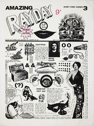 Amazing Rayday Secret Comic #1-4 (Brighton, Sussex: Future City Press, c. 1964-June 1966).