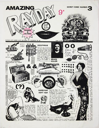 Amazing Rayday Secret Comic #1-4 (Brighton, Sussex: Future City Press, c. 1964-June 1966).