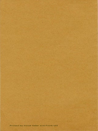 Original programme for the poetry reading held at the Royal Albert Hall on June 11, 1965.