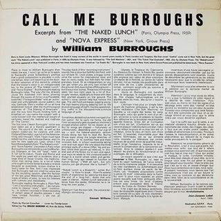 Call Me Burroughs.