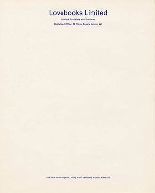 Item #41226 LOVEBOOKS PRINTED LETTERHEAD
