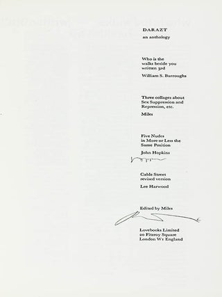 DARAZT: AN ANTHOLOGY.