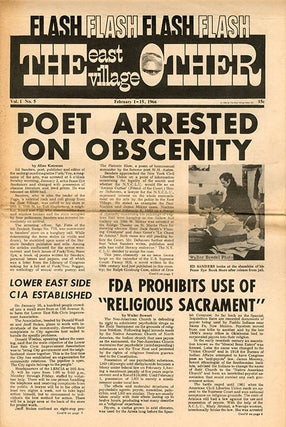THE EAST VILLAGE OTHER #1-8 (NY: October 1965-March 1966).
