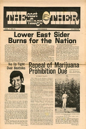 THE EAST VILLAGE OTHER #1-8 (NY: October 1965-March 1966).