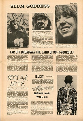 THE EAST VILLAGE OTHER #1-8 (NY: October 1965-March 1966).