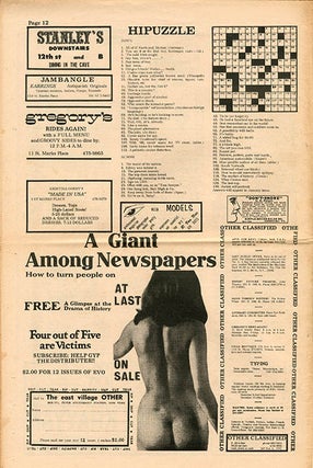 THE EAST VILLAGE OTHER #1-8 (NY: October 1965-March 1966).