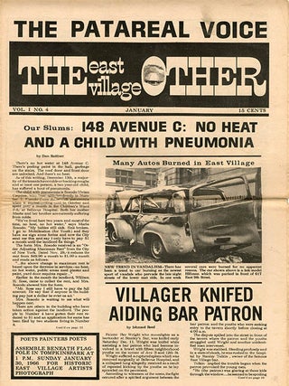 THE EAST VILLAGE OTHER #1-8 (NY: October 1965-March 1966).