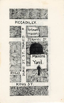 Item #41245 An original flyer for Indica Books and Gallery, designed by Miles and Paul McCartney...