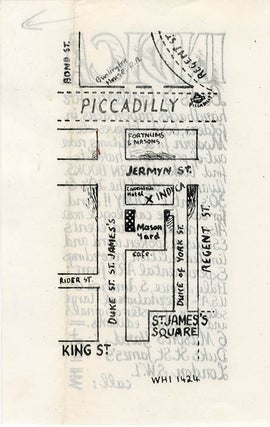 Item #41246 An original flyer for Indica Books and Gallery, designed by Miles (c. Spring 1966)....