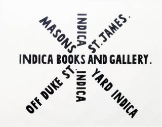 Item #41250 An original sheet of wrapping paper designed by Paul McCartney for Indica, c. March...