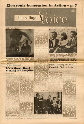Item #41254 THE VILLAGE VOICE Vol. XI, No. 25 (NY: April 7, 1966
