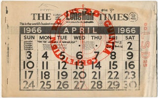 Item #41255 THE LONG HAIR TIMES (London: Lovebooks Limited, April 1966