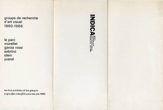 Le Parc, Morellet, Garcia Rossi, Sobrino, Stein, Yvaral. The first exhibition of the group in England at Indica, 4th June into July 1966.
