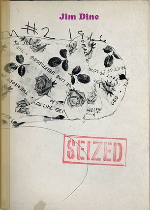 Item #41275 Jim Dine. London 1966. Drawings, collage collaborations with Eduardo Paolozzi,...