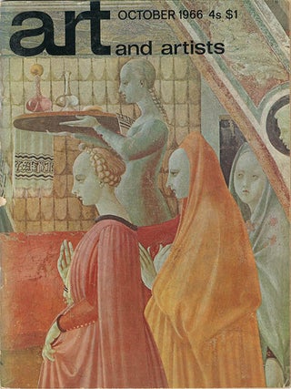 Three advertisements published in ART AND ARTISTS, Volume 1, #7-9 (London: October-December, 1966).