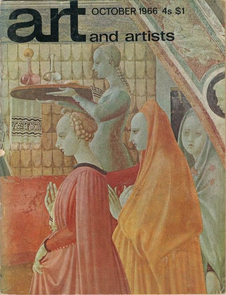 Three advertisements published in ART AND ARTISTS, Volume 1, #7-9 (London: October-December, 1966).
