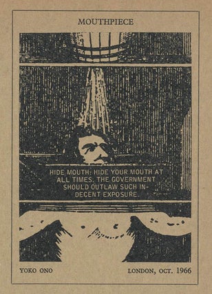 Three advertisements published in ART AND ARTISTS, Volume 1, #7-9 (London: October-December, 1966).