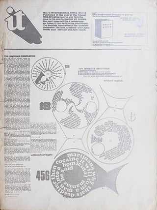 INTERNATIONAL TIMES #1-32 (London: Lovebooks Ltd., October 14, 1966 - May 31, 1968). Newspaper, broadside and poster formats.