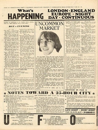 INTERNATIONAL TIMES #1-32 (London: Lovebooks Ltd., October 14, 1966 - May 31, 1968). Newspaper, broadside and poster formats.