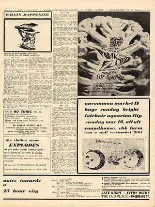 INTERNATIONAL TIMES #1-32 (London: Lovebooks Ltd., October 14, 1966 - May 31, 1968). Newspaper, broadside and poster formats.