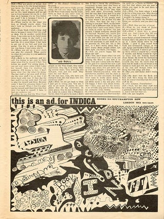 INTERNATIONAL TIMES #1-32 (London: Lovebooks Ltd., October 14, 1966 - May 31, 1968). Newspaper, broadside and poster formats.