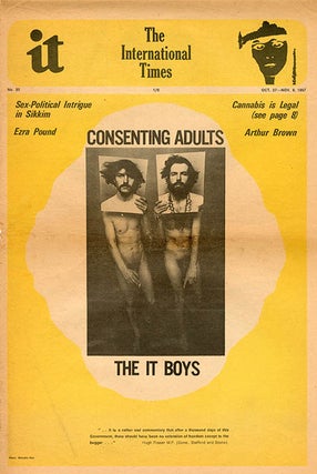 INTERNATIONAL TIMES #1-32 (London: Lovebooks Ltd., October 14, 1966 - May 31, 1968). Newspaper, broadside and poster formats.