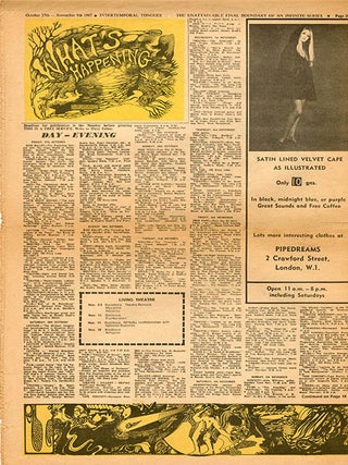 INTERNATIONAL TIMES #1-32 (London: Lovebooks Ltd., October 14, 1966 - May 31, 1968). Newspaper, broadside and poster formats.