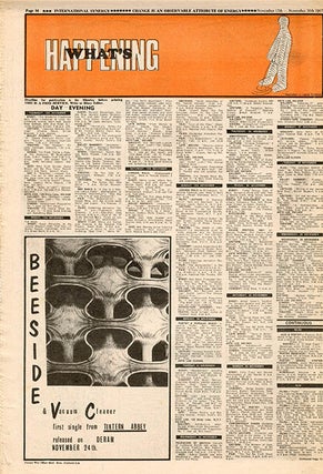 INTERNATIONAL TIMES #1-32 (London: Lovebooks Ltd., October 14, 1966 - May 31, 1968). Newspaper, broadside and poster formats.