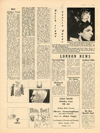INTERNATIONAL TIMES #1-32 (London: Lovebooks Ltd., October 14, 1966 - May 31, 1968). Newspaper, broadside and poster formats.