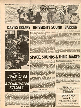 INTERNATIONAL TIMES #1-32 (London: Lovebooks Ltd., October 14, 1966 - May 31, 1968). Newspaper, broadside and poster formats.