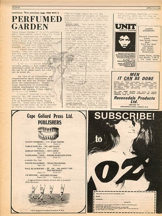INTERNATIONAL TIMES #1-32 (London: Lovebooks Ltd., October 14, 1966 - May 31, 1968). Newspaper, broadside and poster formats.