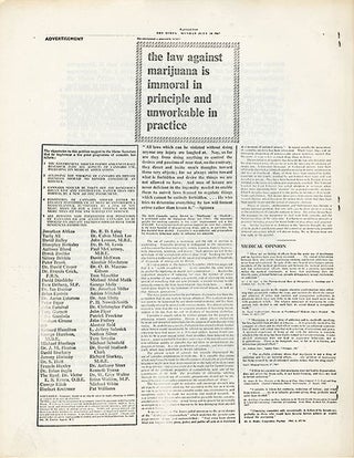 A collection of documents issued by SOMA, the drug research project founded in London by Steve Abrams that campaigned for cannabis law reform.