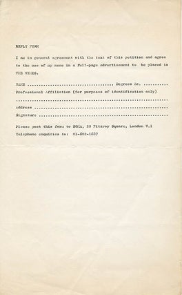 A collection of documents issued by SOMA, the drug research project founded in London by Steve Abrams that campaigned for cannabis law reform.