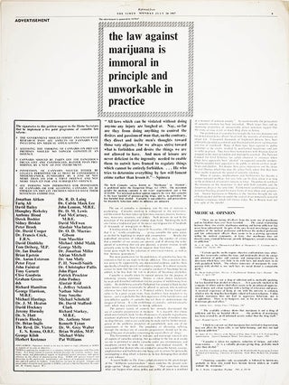 A collection of documents issued by SOMA, the drug research project founded in London by Steve Abrams that campaigned for cannabis law reform.
